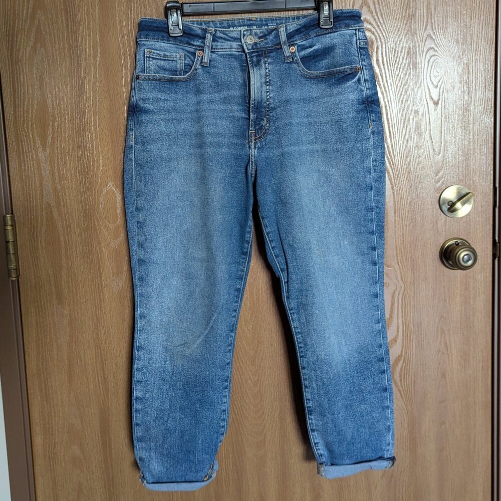 Old Navy High Rise Denim Blue Jeans, 10 short